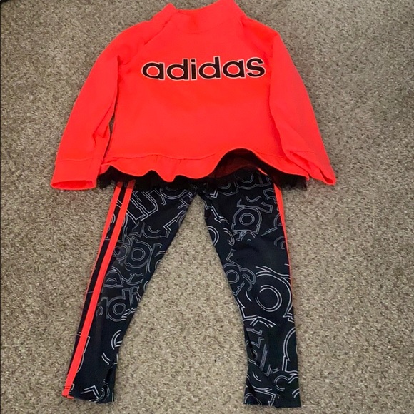 adidas Other - adidas 5T sweat outfit adorable peplum tulle
